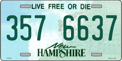 NH license plate 3576637