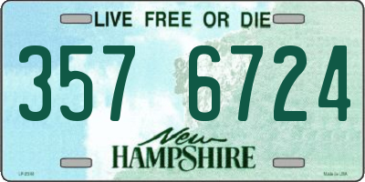 NH license plate 3576724