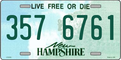 NH license plate 3576761