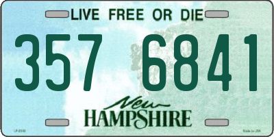 NH license plate 3576841