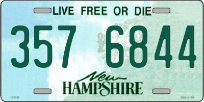 NH license plate 3576844