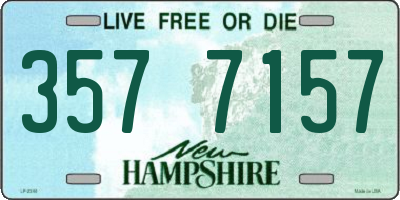 NH license plate 3577157