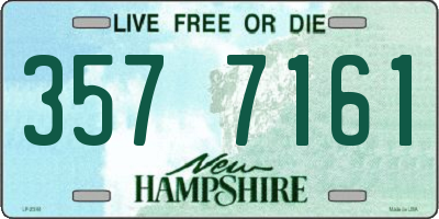 NH license plate 3577161
