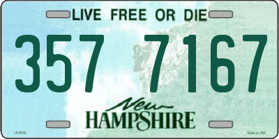 NH license plate 3577167