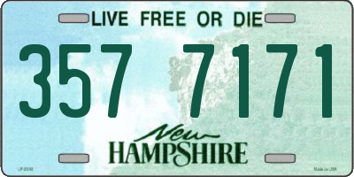NH license plate 3577171