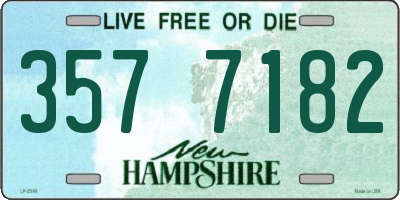 NH license plate 3577182