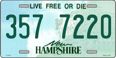 NH license plate 3577220