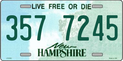 NH license plate 3577245
