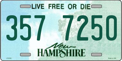 NH license plate 3577250