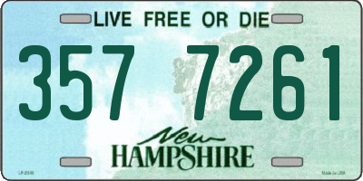 NH license plate 3577261
