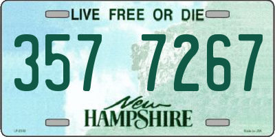 NH license plate 3577267