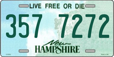 NH license plate 3577272