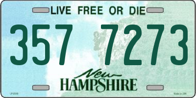 NH license plate 3577273