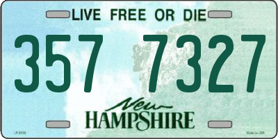 NH license plate 3577327