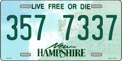 NH license plate 3577337