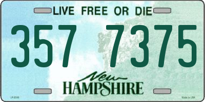 NH license plate 3577375