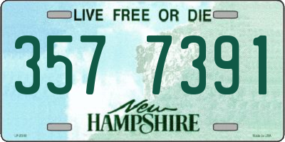 NH license plate 3577391
