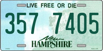 NH license plate 3577405