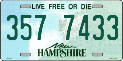 NH license plate 3577433