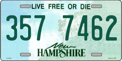 NH license plate 3577462