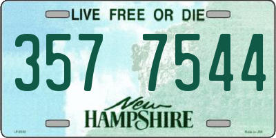 NH license plate 3577544