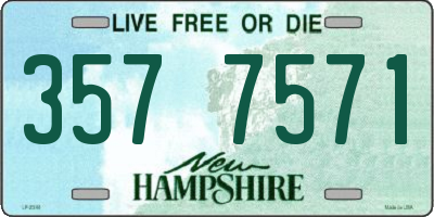 NH license plate 3577571