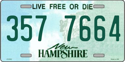 NH license plate 3577664