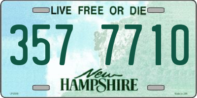 NH license plate 3577710
