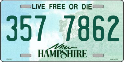 NH license plate 3577862