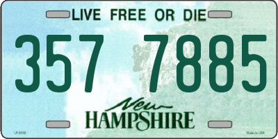 NH license plate 3577885