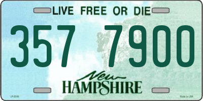 NH license plate 3577900