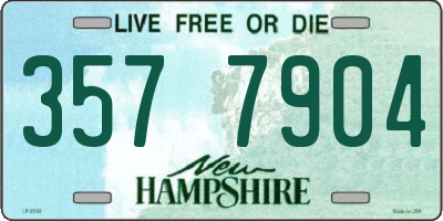 NH license plate 3577904