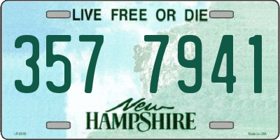 NH license plate 3577941