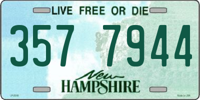 NH license plate 3577944