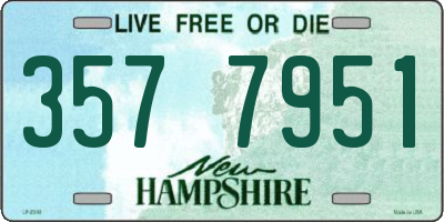 NH license plate 3577951