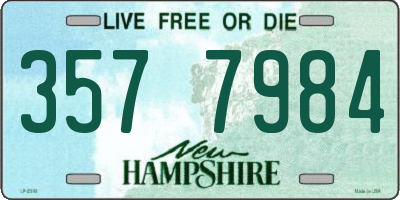 NH license plate 3577984