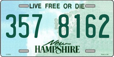 NH license plate 3578162