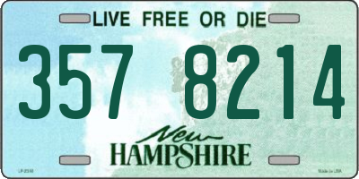 NH license plate 3578214