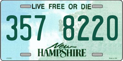NH license plate 3578220