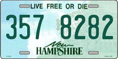 NH license plate 3578282