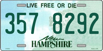 NH license plate 3578292