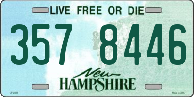 NH license plate 3578446