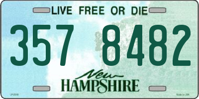NH license plate 3578482