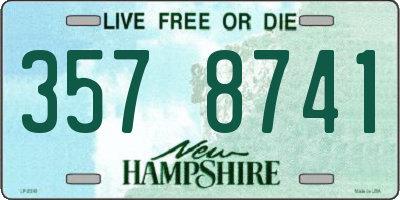 NH license plate 3578741