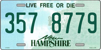 NH license plate 3578779