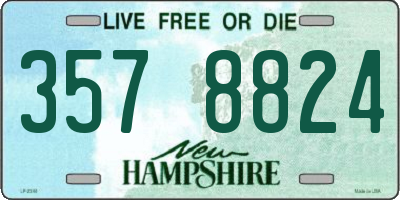 NH license plate 3578824