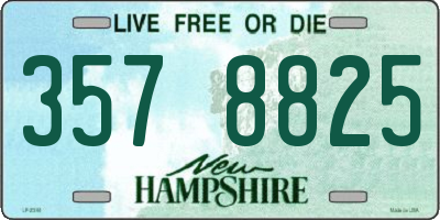 NH license plate 3578825