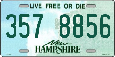 NH license plate 3578856