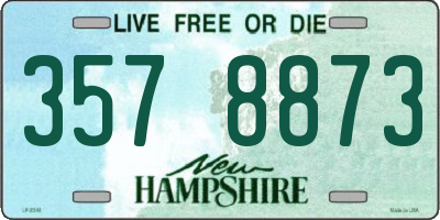 NH license plate 3578873
