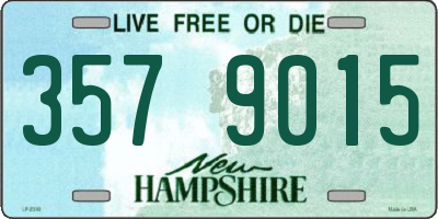 NH license plate 3579015
